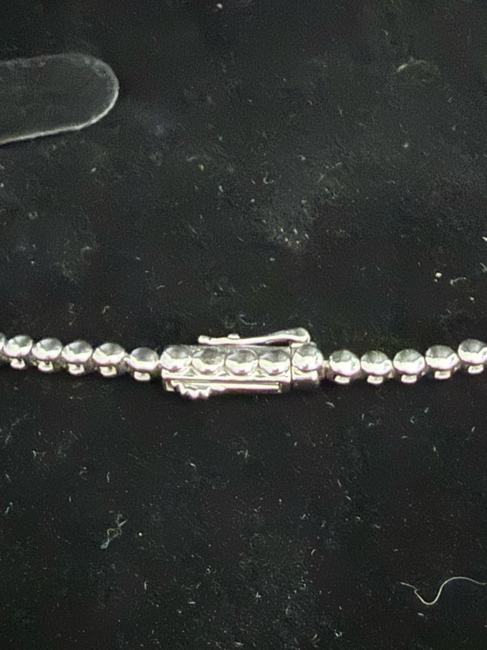 5 CTTW Sterling Silver Diamond Tennis Necklace - Picture 3 of 8
